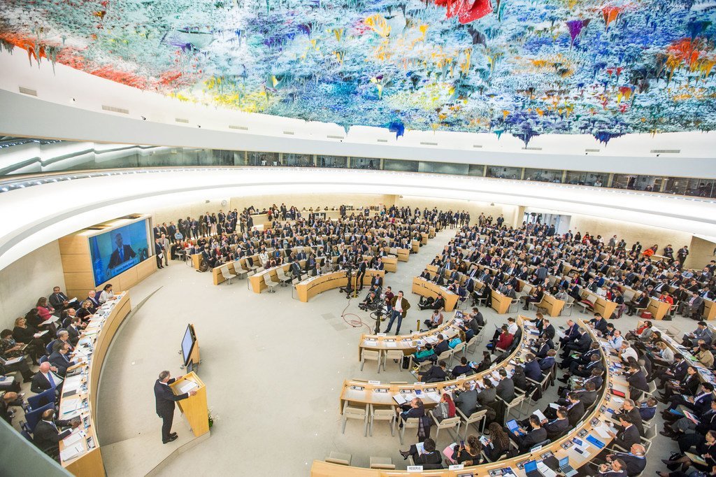 Photo ONU/Elma Okic Le Conseil des droits de l'homme des Nations Unies à Genève.