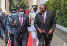 Uhuru Kenyatta et Hakainde Hichilema décident de supprimer les obstacles au commerce entre le Kenya et la Zambie