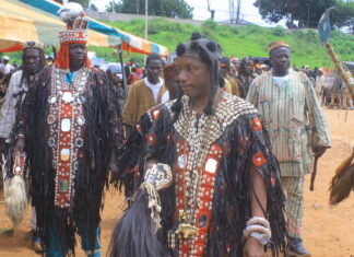 En tournée à Touba, le leader de la Fenacodoci Dosso Sory fait des révélations sur la confrérie des chasseurs traditionnels